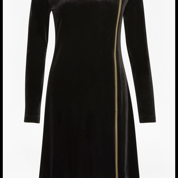 French Connection Velvet Dress - Picture 4 of 5